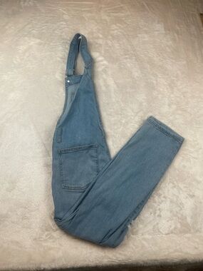 Celebrity Pink Light Blue Denim Overalls